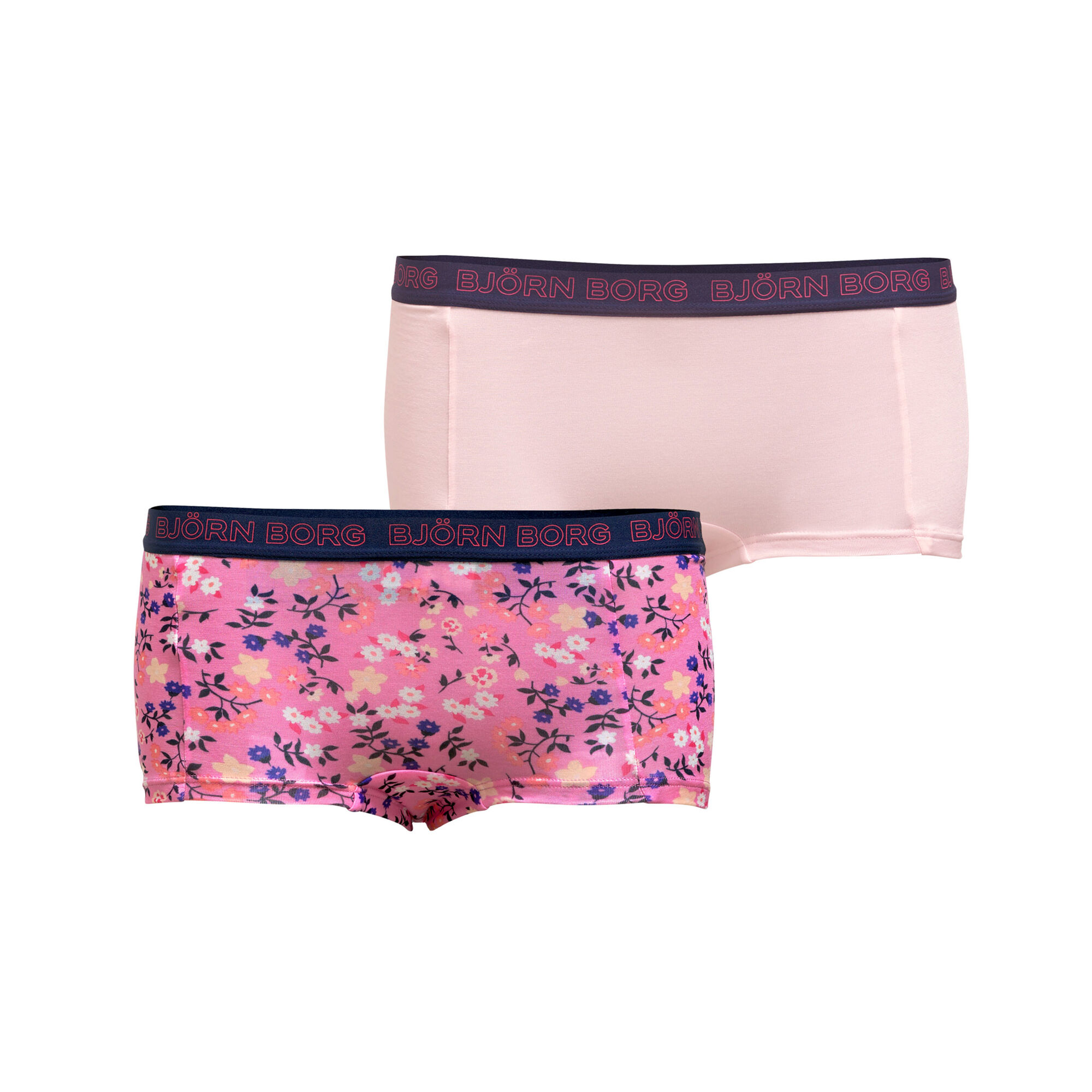 Björn Borg Meadow Mia Mini-Shorts Pakke Med 2 Damer - Rosa, online Tennis-Point