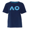 AO Stack Print Core Logo T-shirt Damer - mørkeblå, 