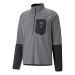 Puma L&oslash;betr&oslash;je Puma Seasons Raincell Half-Zip L&oslash;betop Herrer-Gr&aring;,Sort