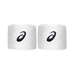 ASICS Tennist&oslash;j ASICS Wrist Band Pair Svedb&aring;nd - Pakke med 2 Unisex-hvid