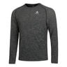 Crew Neck Essential Seamless Shirt,Lang&aelig;rmet Herrer-Gr&aring;