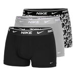 Nike T&oslash;j Nike Everyday Stretch Trunk Boksershorts Pakke med 3 Herrer - flerfarvet, lysegr&aring;