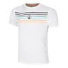 Endlessly Trainings Stripe T-shirt Herrer-Hvid,Flerfarvet