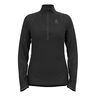 Zeroweight Ceramiwarm Reflective Mid Layer Half-Zip Løbetop Damer-Sort