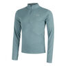 Launch Quarter-Zip Løbetrøje Herrer - blå-grå, 