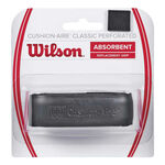 Wilson <b>b</b>asisgrebsbånd Wilson Cushion-Aire Classic Perforated Pakke Med 1-Sort