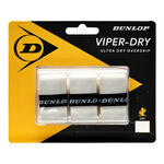 Dunlop Overgrips Dunlop  Viperdry  Pakke med 3 - hvid