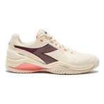 Diadora Tennissko Diadora Blushield Torneo 3 Allcourt-sko Damer-Hvid,Mørkerød