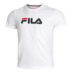 Fila Tøj Fila Logo T-shirt Herrer-Hvid,Mørkeblå