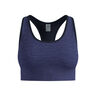 Seamless Medium Padded Sports-BH Damer-Blå