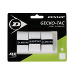 Dunlop Overgrips Dunlop  Gecko-Tac Pakke med 3 - hvid