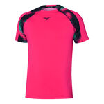 Mizuno Tøj Mizuno Frontier Shadow T-shirt Herrer-Pink,Flerfarvet
