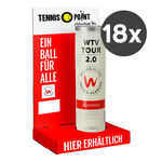 Wilson Bold med indvendigt tryk Wilson WTV TOUR 2.0 Dåse med 4 