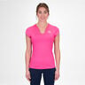 Crew V-Neck T-shirt Damer-Pink