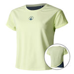 Quiet Please Tøj Quiet Please Perspectives Cross T-shirt Damer-Lime