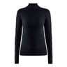 Core Dry Active Comfort Half-Zip Shirt,Langærmet Damer-Sort