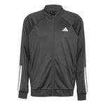 adidas Tøj adidas 3 Stripes Knit Træningsjakke Herrer-Sort,Hvid
