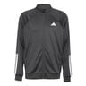 3 Stripes Knit Træningsjakke Herrer-Sort,Hvid
