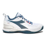 Diadora Tennissko Diadora Blushield Torneo 2 Grusbanesko Herrer - hvid, petrol