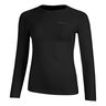 Warm Shirt,Langærmet Damer-Sort
