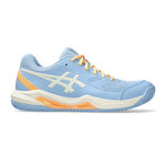 ASICS Padel-sko ASICS Gel-Dedicate 8 Padelsko Damer-Blå-grå,Creme