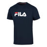Logo T-shirt Herrer-Mørkeblå,Hvid