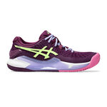 ASICS Padel-sko ASICS Gel-Resolution 9 Padelsko Damer-Mauve,Neongrøn