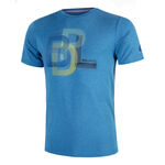 Bullpadel Tøj Bullpadel Bebas T-shirt Herrer-Blå