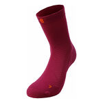Bauerfeind T&oslash;j Bauerfeind Ultralight Mid Cut L&oslash;besokker Damer - berry, 