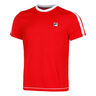 Elias T-shirt Herrer-Rød,Hvid