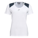 HEAD Tøj HEAD 22 Tech T-shirt Damer - hvid, mørkeblå