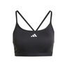 Aeroreact Training 3Stripes Sports-BH Damer - sort