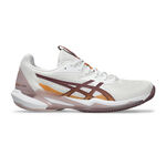 ASICS Tennissko ASICS Solution Speed FF 3 Clay Grusbanesko Damer-Hvid,Brun