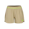 Wild Match 2in1 Shorts Damer-Beige,Neongr&oslash;n