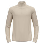 Odlo Tøj Odlo Zeroweight Warm Mid Layer 1/2 Zip Løbetrøje Herrer-Sølv