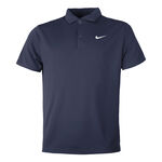 Nike Tennistøj Nike Dri-Fit Solid Polo Herrer-Mørkeblå