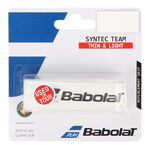 Babolat <b>b</b>asisgrebsb&aring;nd Babolat Team Syntec Team Pakke Med 1-Hvid