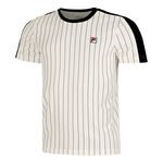 Fila Tøj Fila Stripes Jascha 2 T-shirt Herrer-Hvid,Mørkeblå