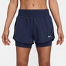One Dri-Fit Mid Rise 3In 2N1 Shorts Damer-M&oslash;rkebl&aring;