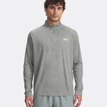 Under Armour T&oslash;j Under Armour Tech Textured Half-Zip Shirt,Lang&aelig;rmet Herrer-Vis