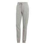 adidas Tøj adidas Essentials Linear French Terry Cuffed Træningsbukser Damer-Lysegrå,Hvid