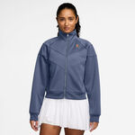 Nike Tøj Nike Courtly Knit Heritage Træningsjakke Damer-blå-grå