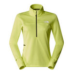 The North Face Tøj The North Face Winter Warm Pro 1/4 Zip Løbetrøje Damer - neongul, 