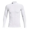 Coldgear Comp Mock Shirt,Langærmet Herrer-Hvid