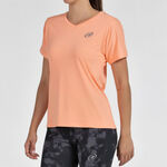 Bullpadel Tøj Bullpadel Eches T-shirt Damer-Apricot
