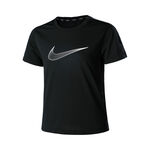 Nike Tøj Nike Dri-Fit One Graphic T-shirt Pige-Sort,Hvid