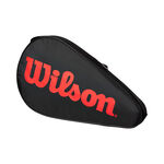 Wilson Ketchertilbehør Wilson Padel Cover Premium Ketcherbetræk-Sort