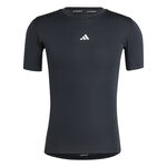 adidas Tøj adidas TechFit Compression T-shirt Herrer-Sort
