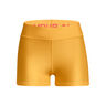 Mid Rise Boldshorts Damer - guldgul, 