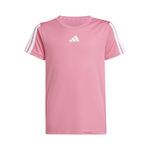 adidas Tøj adidas Training Essentials 3 Stripes T-shirt Børn - rosa, hvid